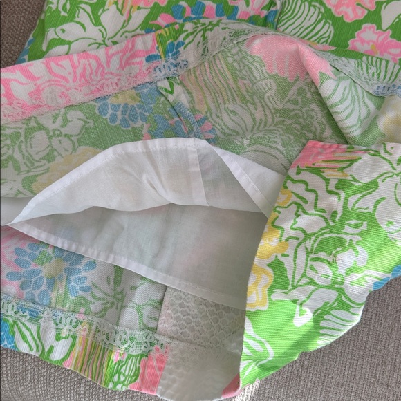 Lilly Pulitzer Girls Hibiscus Stroll Shift dress size 8 kids - Picture 8 of 9
